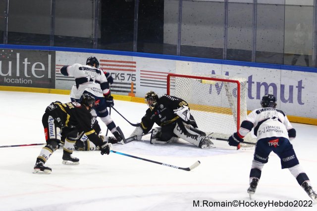 Photo hockey match Rouen - Angers  le 01/04/2022