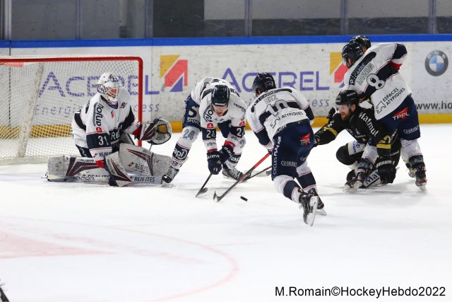 Photo hockey match Rouen - Angers  le 01/04/2022