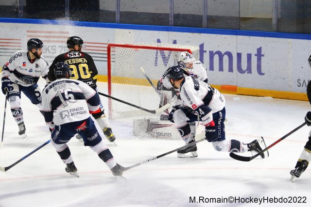 Photo hockey match Rouen - Angers  le 01/04/2022