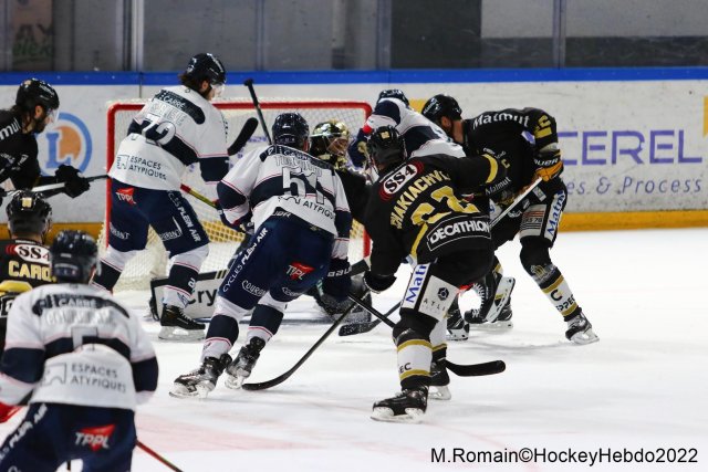 Photo hockey match Rouen - Angers  le 01/04/2022
