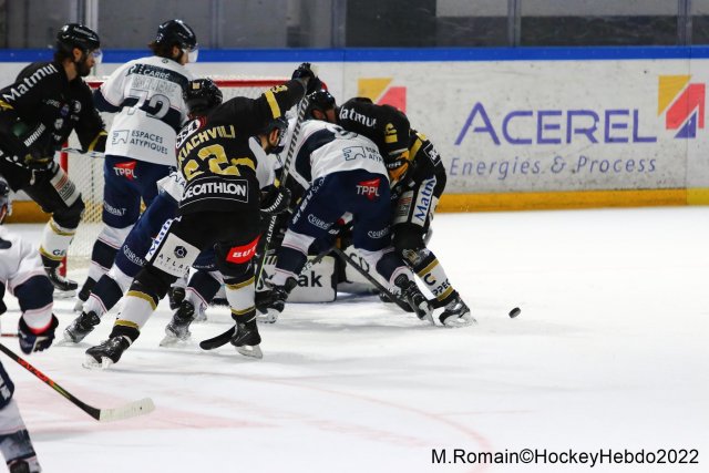Photo hockey match Rouen - Angers  le 01/04/2022