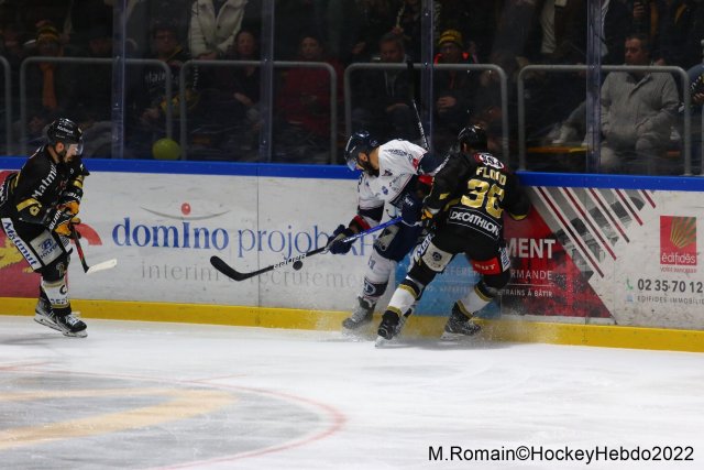 Photo hockey match Rouen - Angers  le 01/04/2022