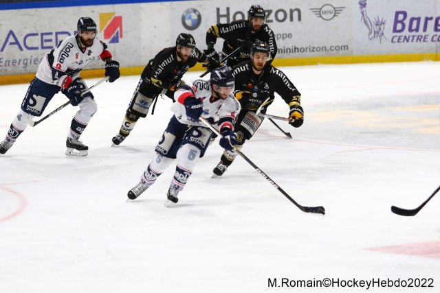 Photo hockey match Rouen - Angers  le 01/04/2022