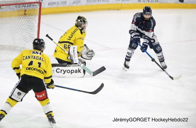 Photo hockey match Angers  - Rouen le 03/04/2022