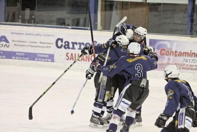 Photo hockey reportage Cadets Elite : Mont Blanc  Champion 