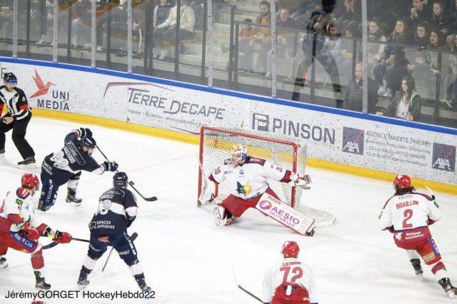 Photo hockey match Angers  - Grenoble  le 10/04/2022