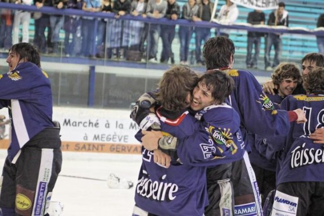 Photo hockey reportage Cadets Elite : Mont Blanc  Champion 