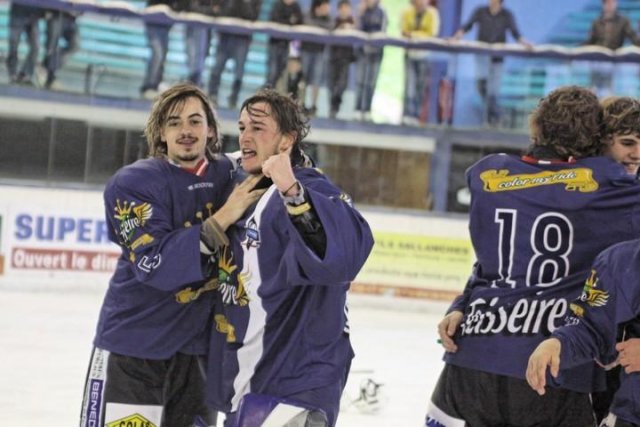 Photo hockey reportage Cadets Elite : Mont Blanc  Champion 