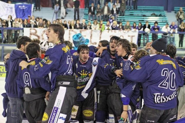 Photo hockey reportage Cadets Elite : Mont Blanc  Champion 