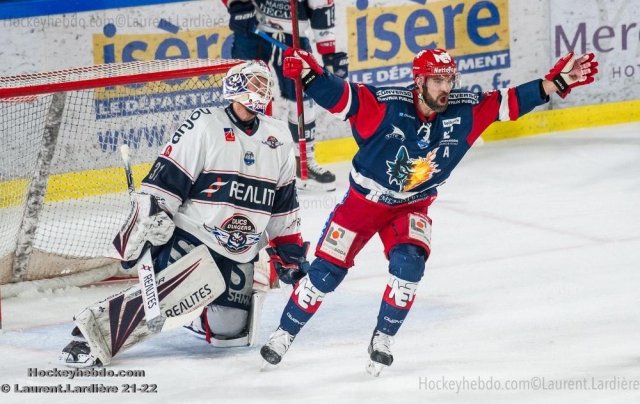 Photo hockey match Grenoble  - Angers  le 13/04/2022