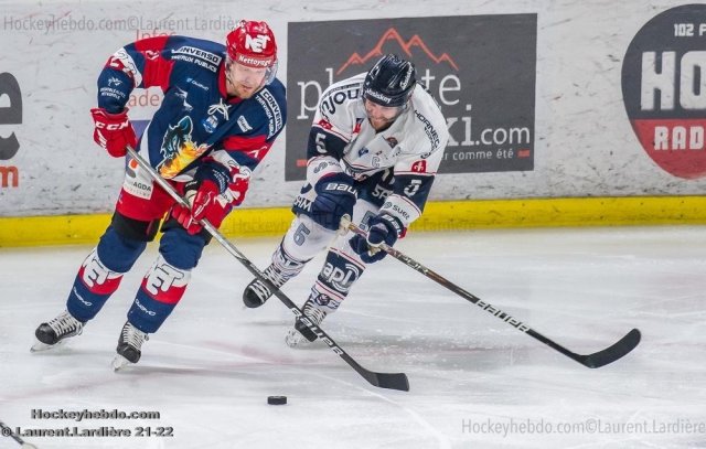 Photo hockey match Grenoble  - Angers  le 13/04/2022