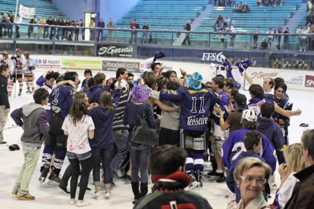 Photo hockey reportage Cadets Elite : Mont Blanc  Champion 