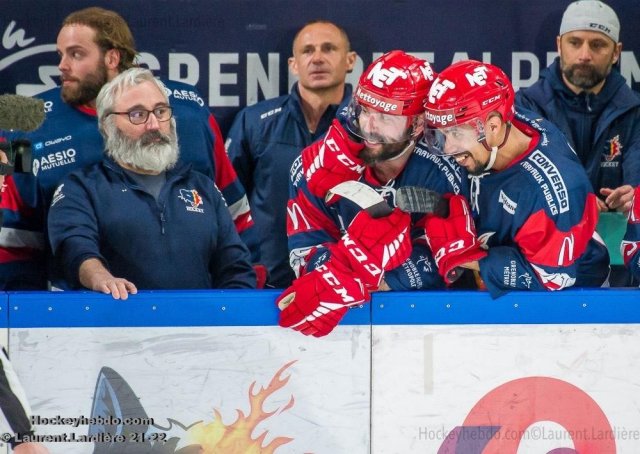Photo hockey match Grenoble  - Angers  le 13/04/2022