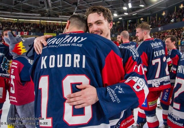 Photo hockey match Grenoble  - Angers  le 13/04/2022
