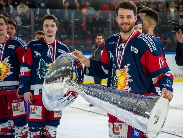 Photo hockey match Grenoble  - Angers  le 13/04/2022