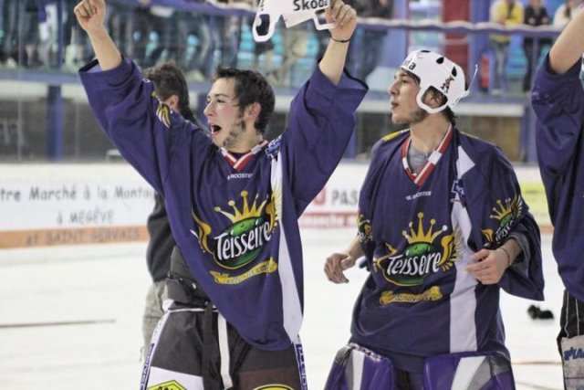 Photo hockey reportage Cadets Elite : Mont Blanc  Champion 