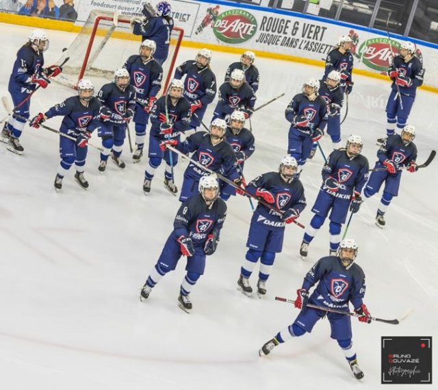 Photo hockey match France - Pays Bas le 20/04/2022