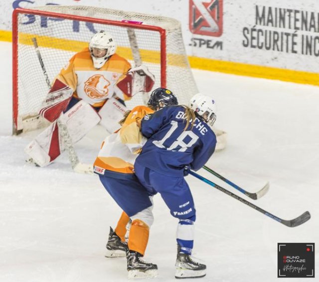Photo hockey match France - Pays Bas le 20/04/2022