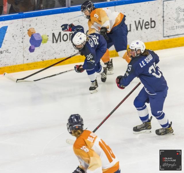 Photo hockey match France - Pays Bas le 20/04/2022