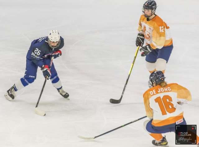 Photo hockey match France - Pays Bas le 20/04/2022