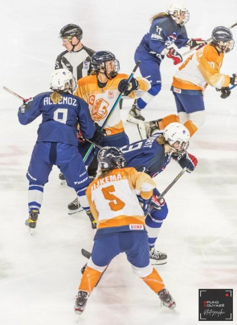Photo hockey match France - Pays Bas le 20/04/2022
