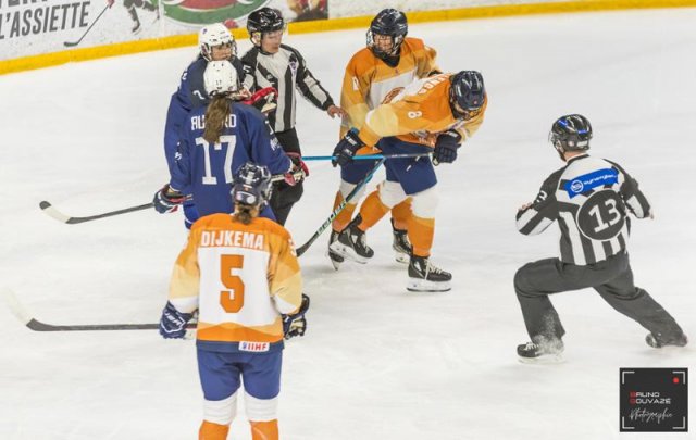Photo hockey match France - Pays Bas le 20/04/2022