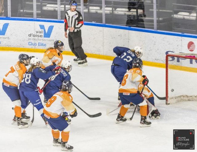Photo hockey match France - Pays Bas le 20/04/2022