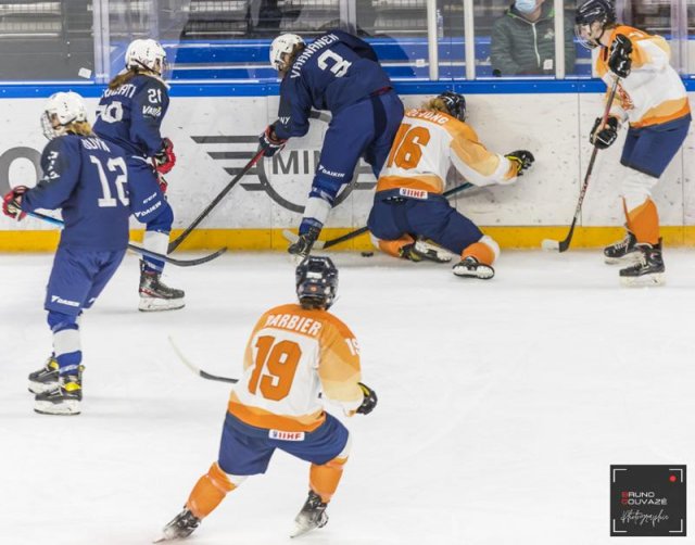 Photo hockey match France - Pays Bas le 20/04/2022