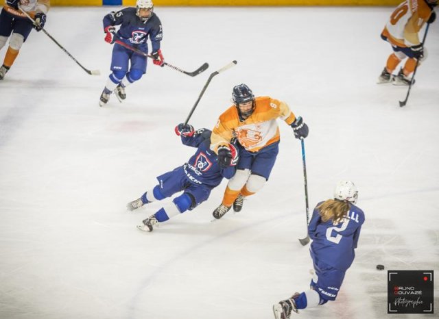 Photo hockey match France - Pays Bas le 20/04/2022