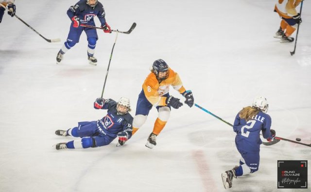 Photo hockey match France - Pays Bas le 20/04/2022