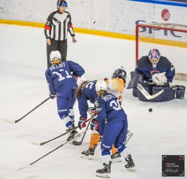 Photo hockey match France - Pays Bas le 20/04/2022