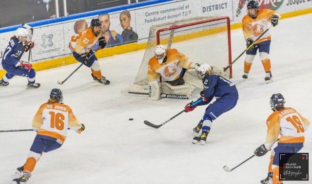 Photo hockey match France - Pays Bas le 20/04/2022