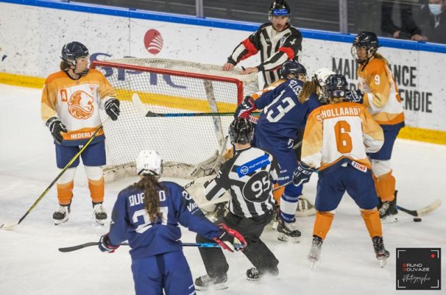 Photo hockey match France - Pays Bas le 20/04/2022