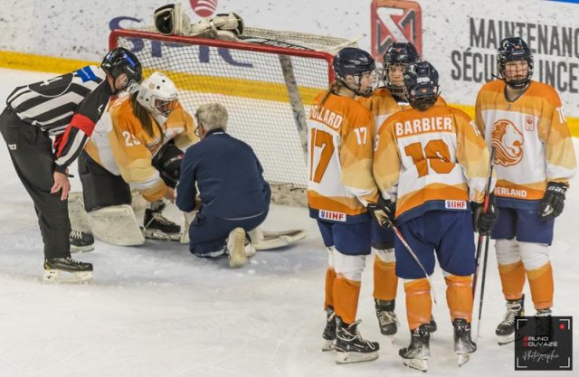 Photo hockey match France - Pays Bas le 20/04/2022