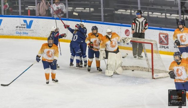 Photo hockey match France - Pays Bas le 20/04/2022