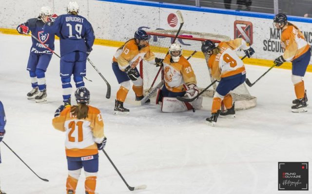 Photo hockey match France - Pays Bas le 20/04/2022