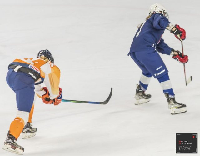 Photo hockey match France - Pays Bas le 20/04/2022
