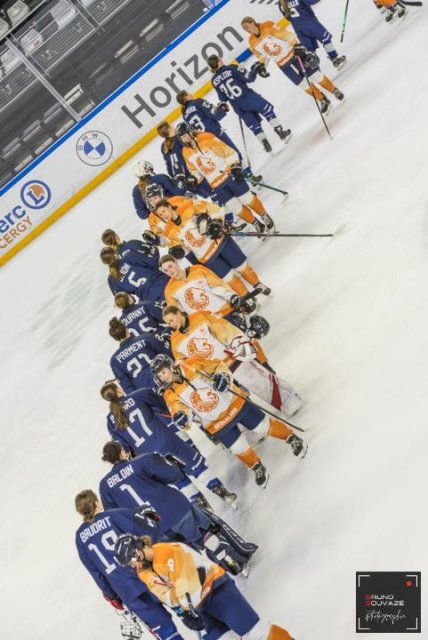 Photo hockey match France - Pays Bas le 20/04/2022