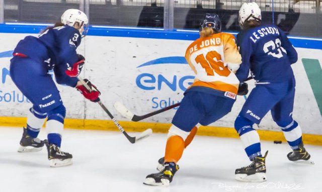 Photo hockey match France - Pays Bas le 20/04/2022