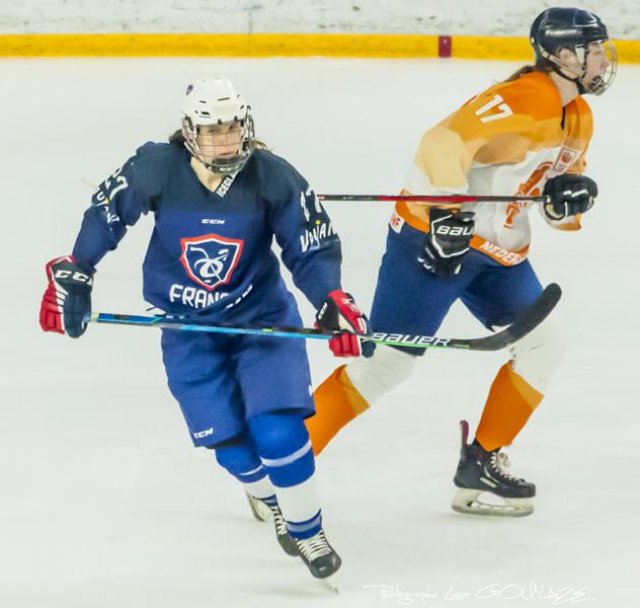 Photo hockey match France - Pays Bas le 20/04/2022