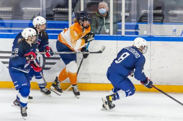 Photo hockey match France - Pays Bas le 20/04/2022