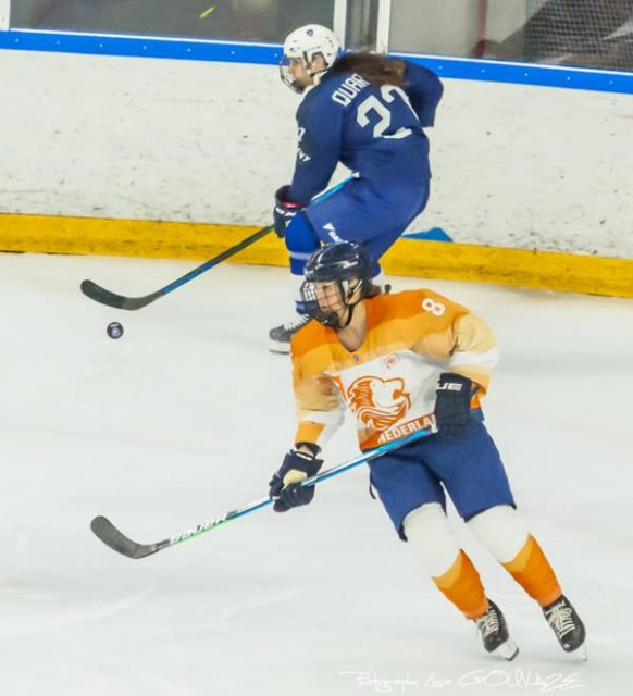 Photo hockey match France - Pays Bas le 20/04/2022