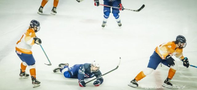 Photo hockey match France - Pays Bas le 20/04/2022