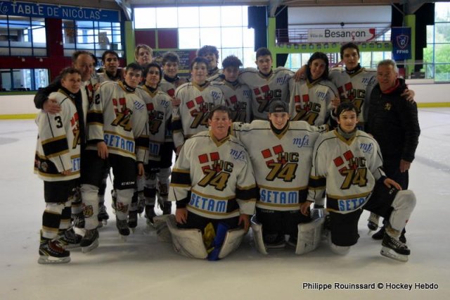 Photo hockey reportage U17 Excellence : Le HC74 champion !