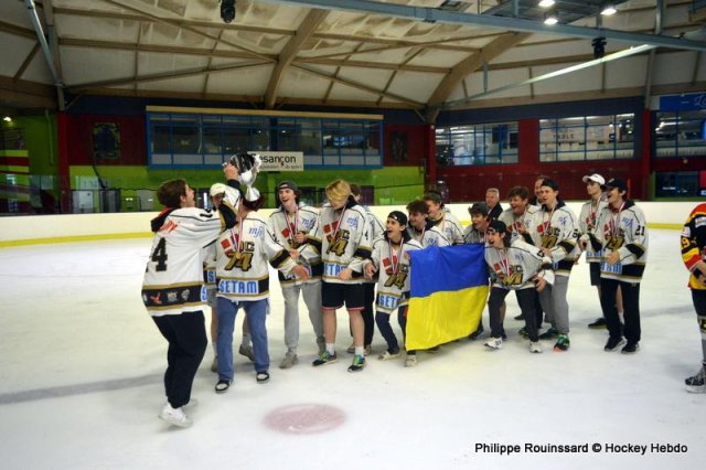 Photo hockey reportage U17 Excellence : Le HC74 champion !