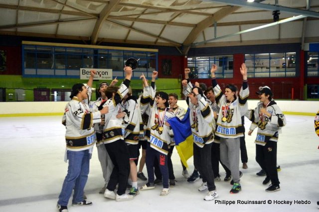 Photo hockey reportage U17 Excellence : Le HC74 champion !