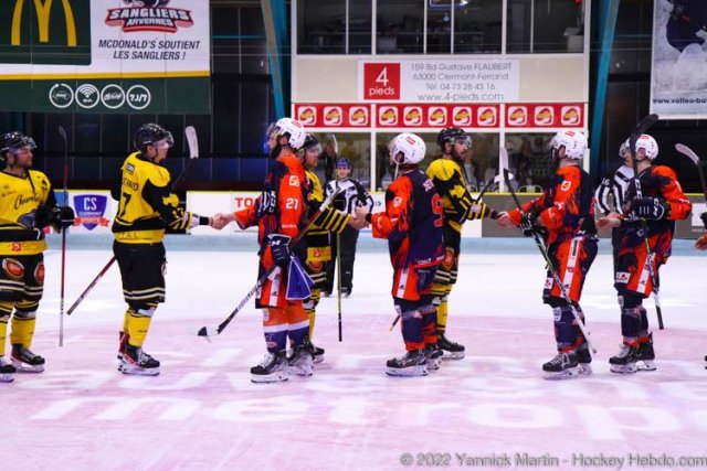 Photo hockey match Clermont-Ferrand - Chambéry le 23/04/2022