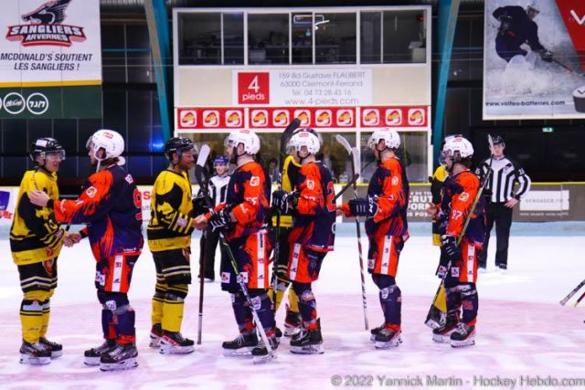 Photo hockey match Clermont-Ferrand - Chambéry le 23/04/2022