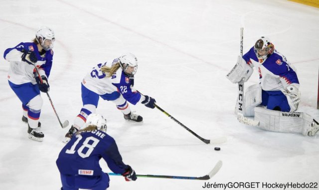 Photo hockey match France - Slovakia le 25/04/2022