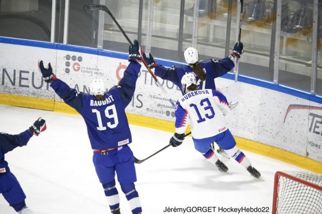 Photo hockey match France - Slovakia le 25/04/2022